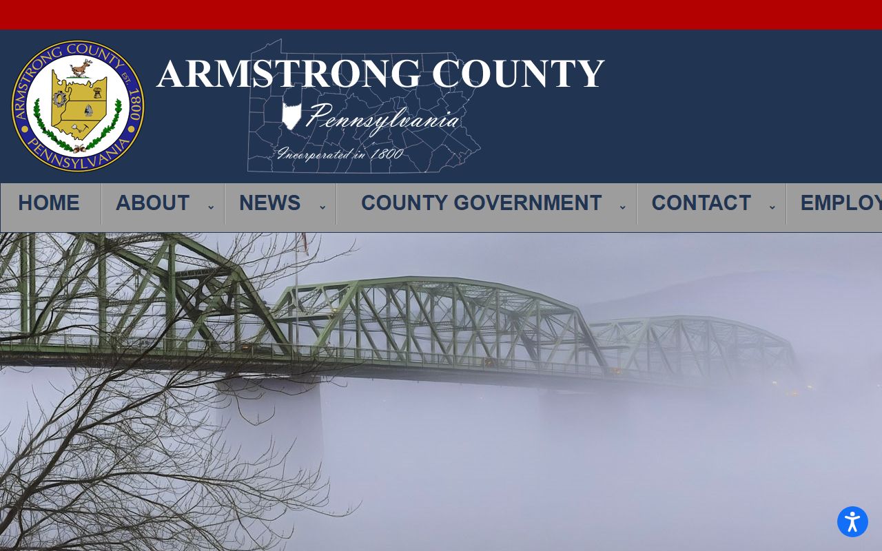 Armstrong County open records and public access policy for arrest records