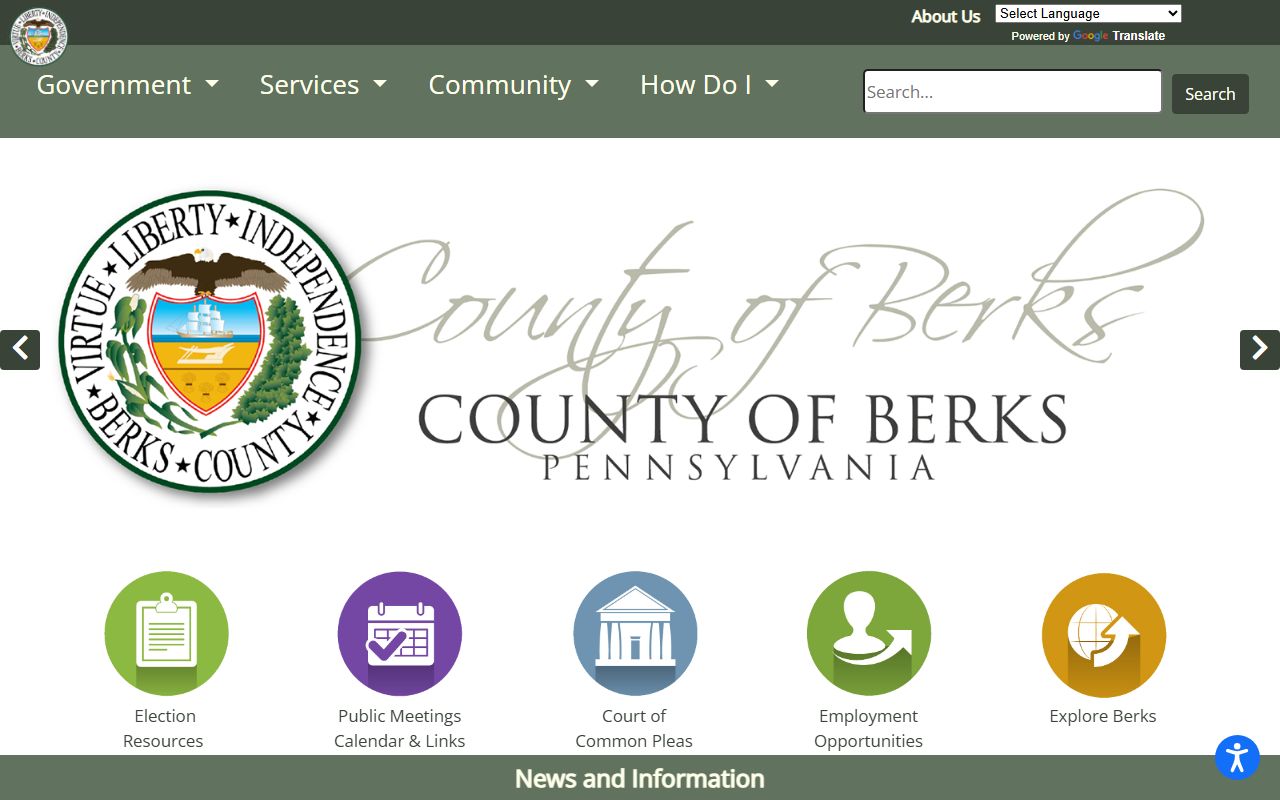 Berks County open records process for Reading arrest records requests